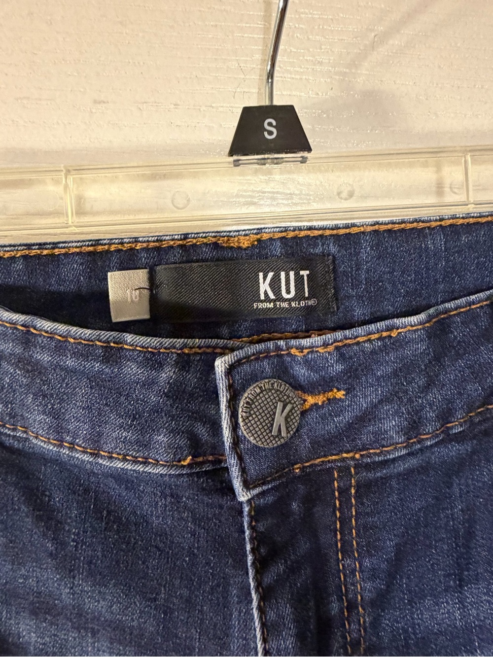 Kut from the Kloth Dark Blue High-Rise Women's Jeans